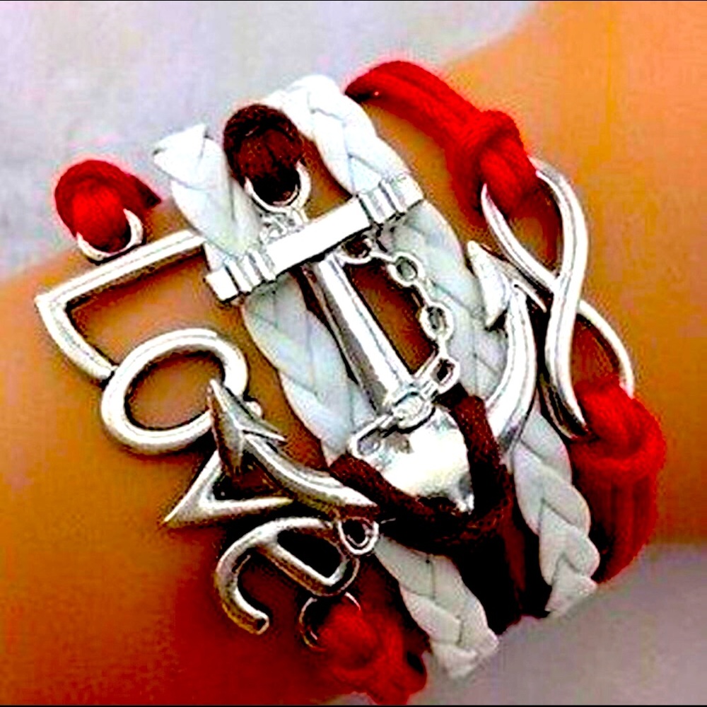 ❣Nautical Infinity LOVE Charm Bracelet ❣